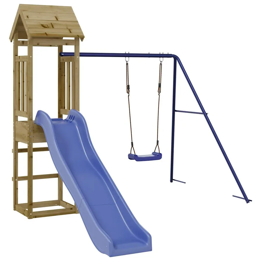 Aire de jeux d'extérieur bois de pin imprégné - 2