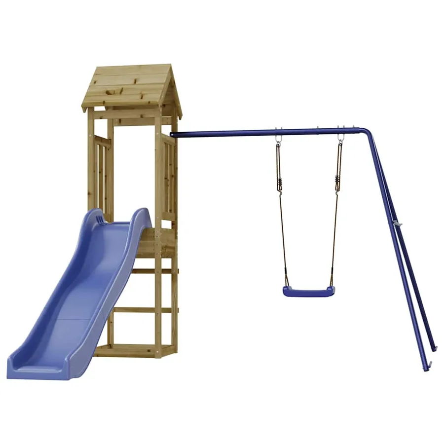 Aire de jeux d'extérieur bois de pin imprégné - 3