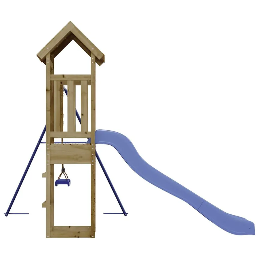 Aire de jeux d'extérieur bois de pin imprégné - 5