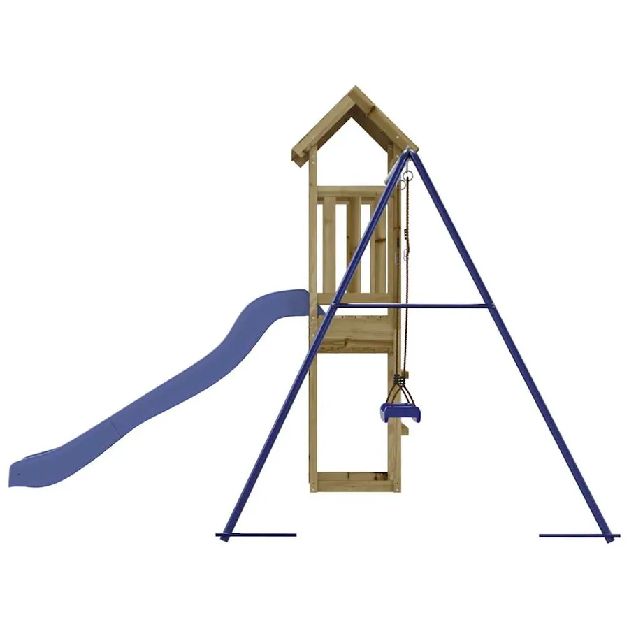 Aire de jeux d'extérieur bois de pin imprégné - 6