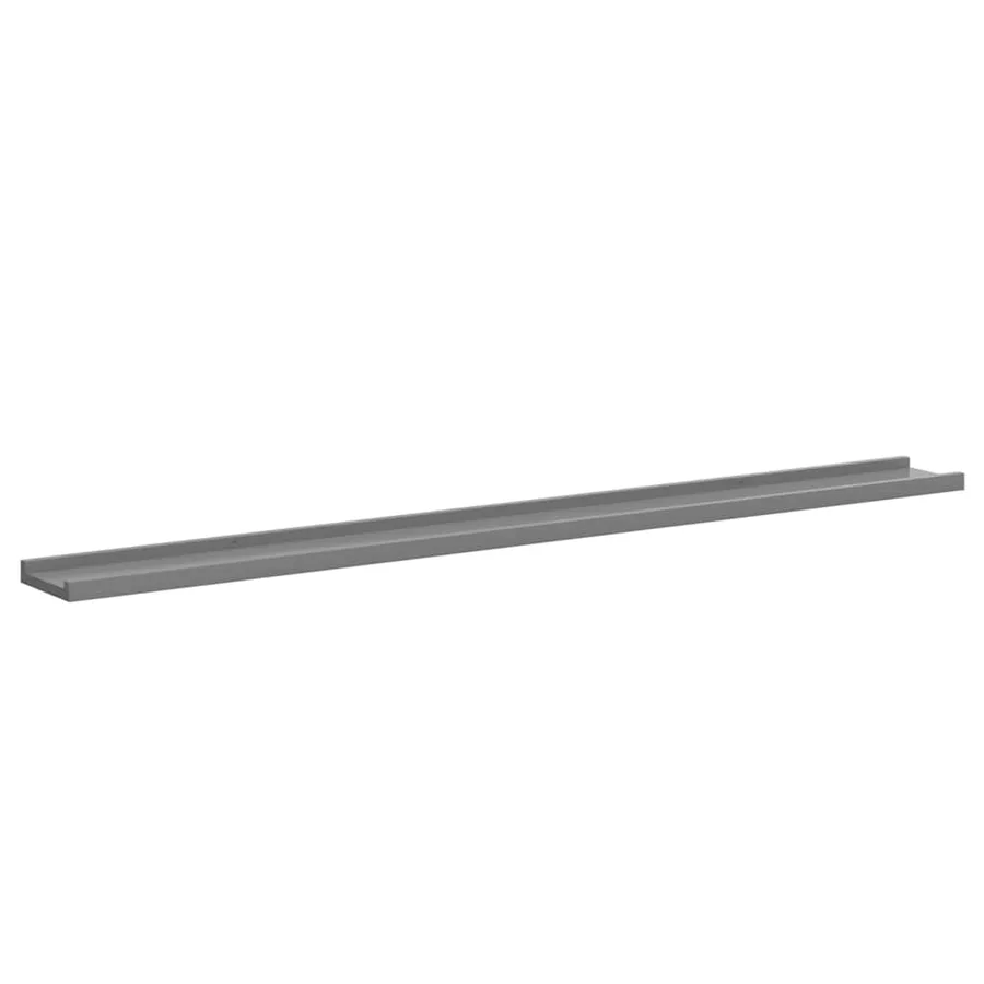 Étagères murales 2 pcs Gris 115x9x3 cm - 5