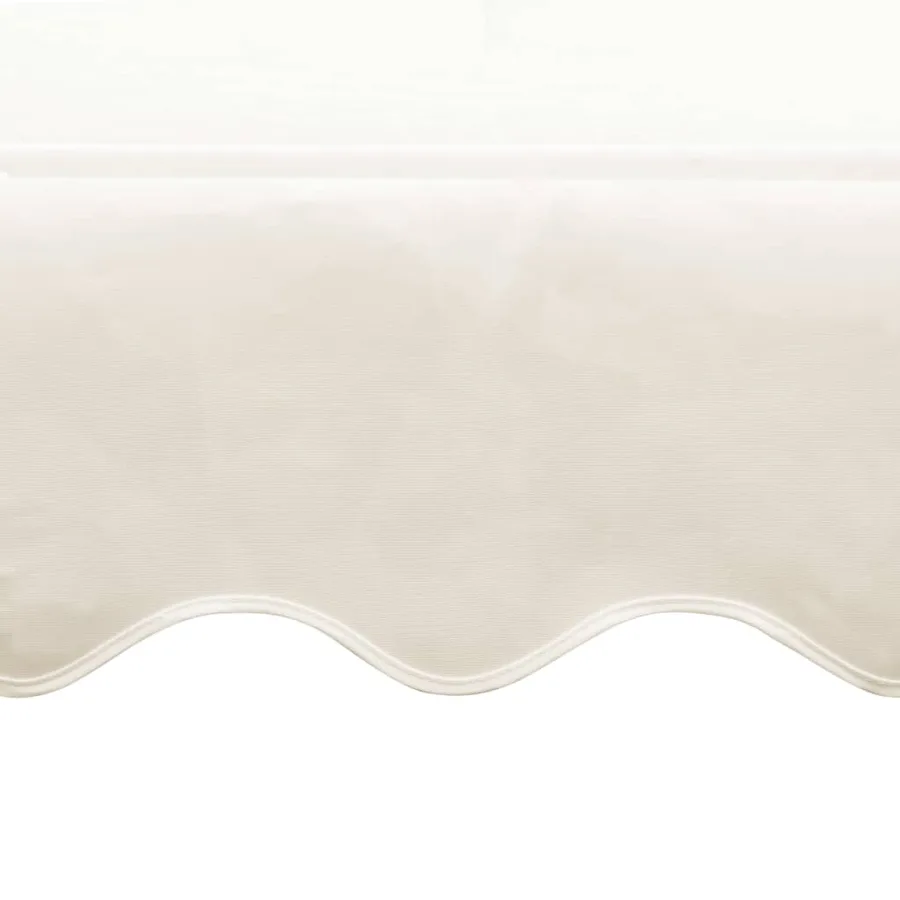 Auvent sur pied 500 x 300 cm Crème - 8