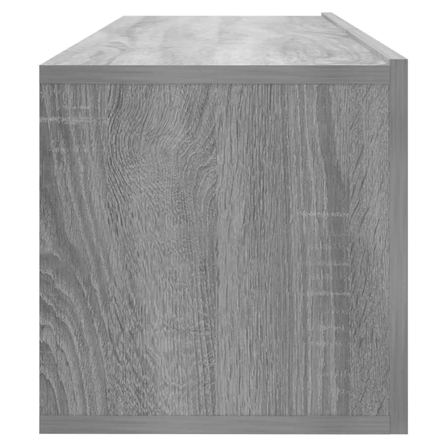 Armoire murale TV Sonoma gris 100x30x30 cm Bois d'ingénierie - 7