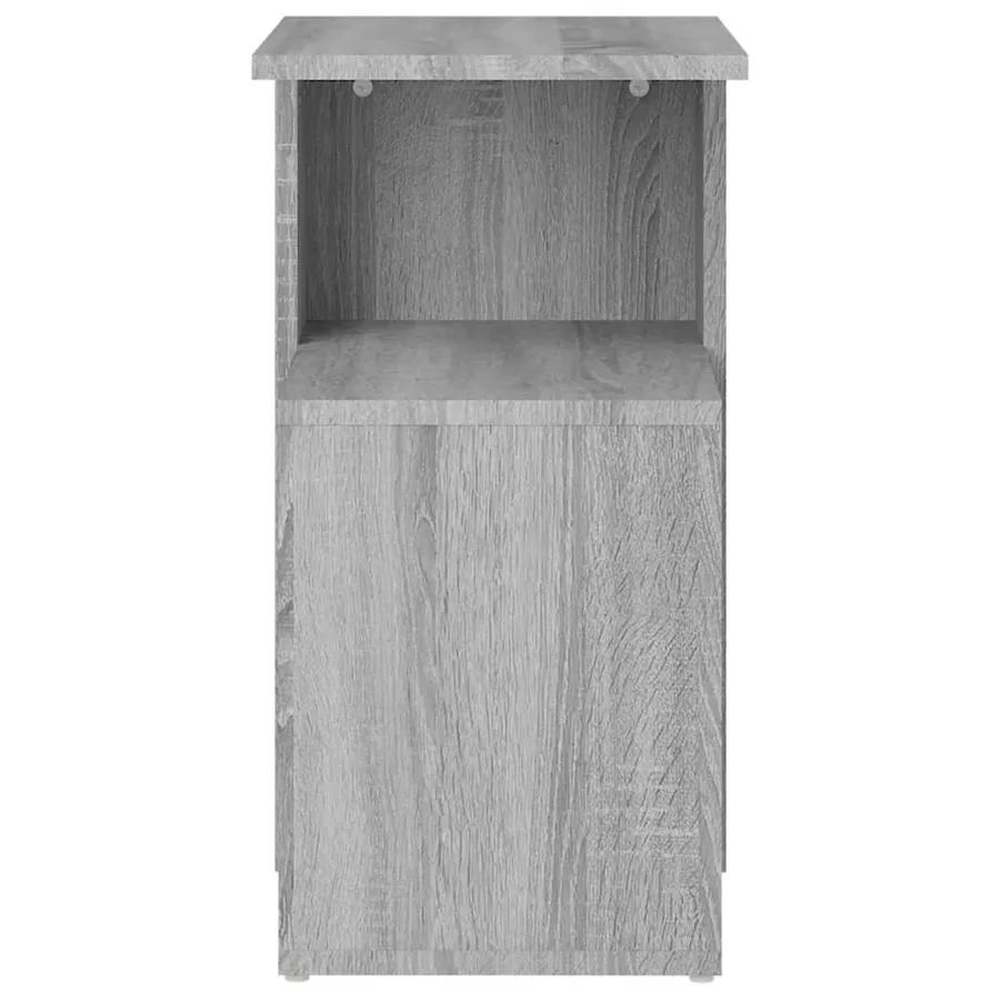 Table d'appoint Sonoma gris 36x30x56 cm Bois d'ingénierie - 4
