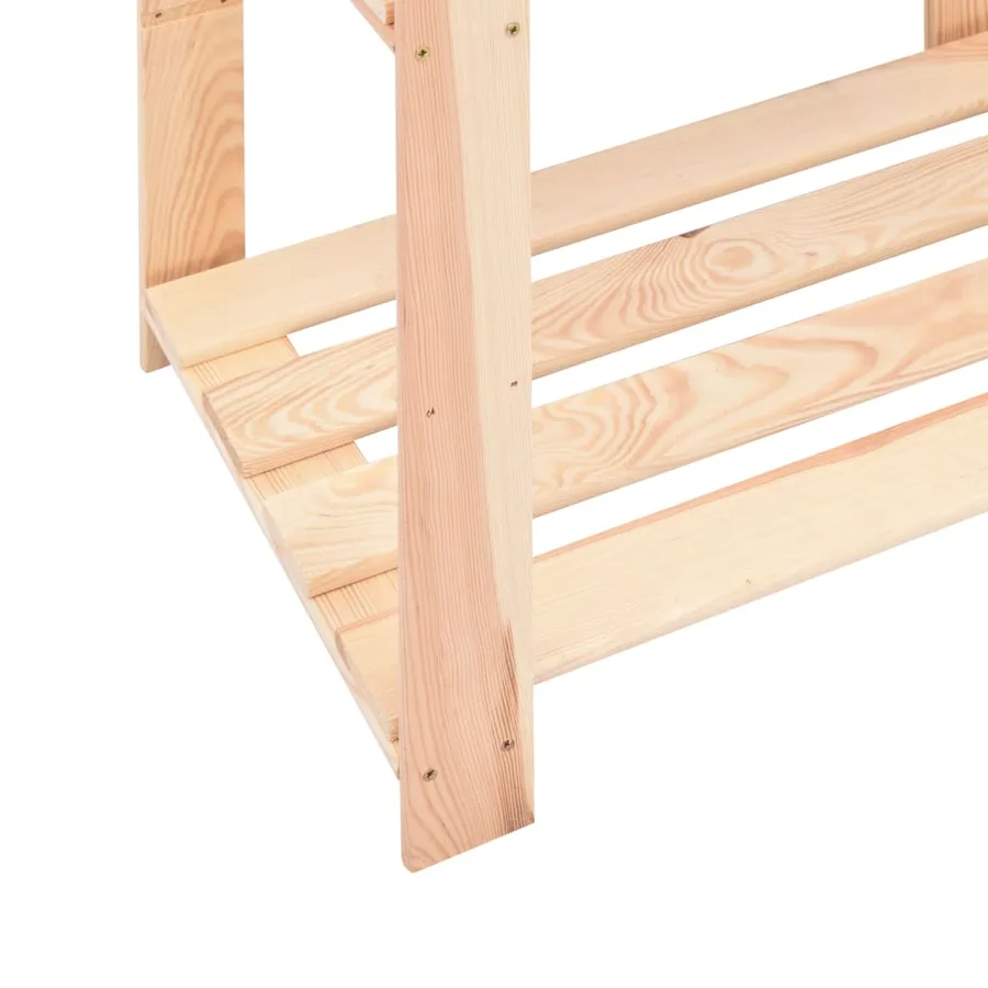 Étagères de rangement à 3 niveaux 5 pcs 80x38x90 cm Pin 150 kg - 7
