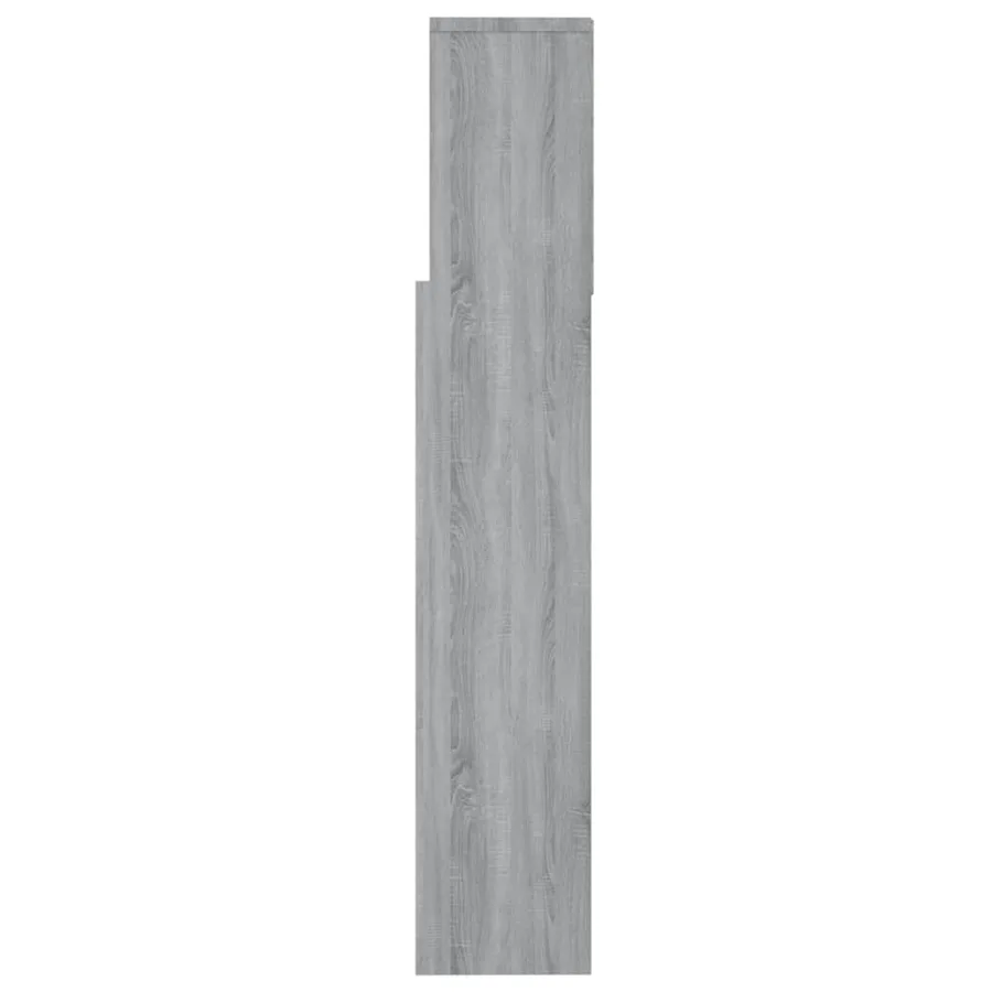 Armoire de tête de lit Sonoma gris 160x19x103,5 cm - 6