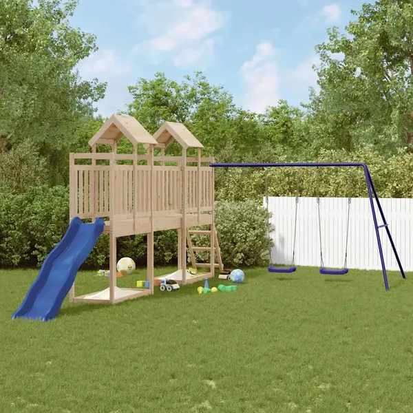 Aire de jeux d'extérieur bois de pin massif
