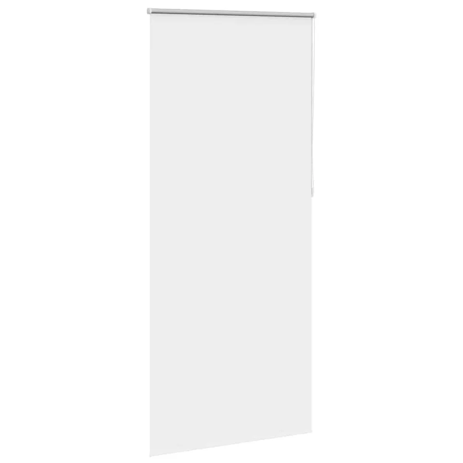 Store enrouleur occultant 84,4 x 230 cm, largeur du tissu 80 cm, blanc - 3