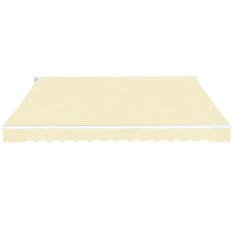 Auvent pliable manuel 400 cm Crème - 2