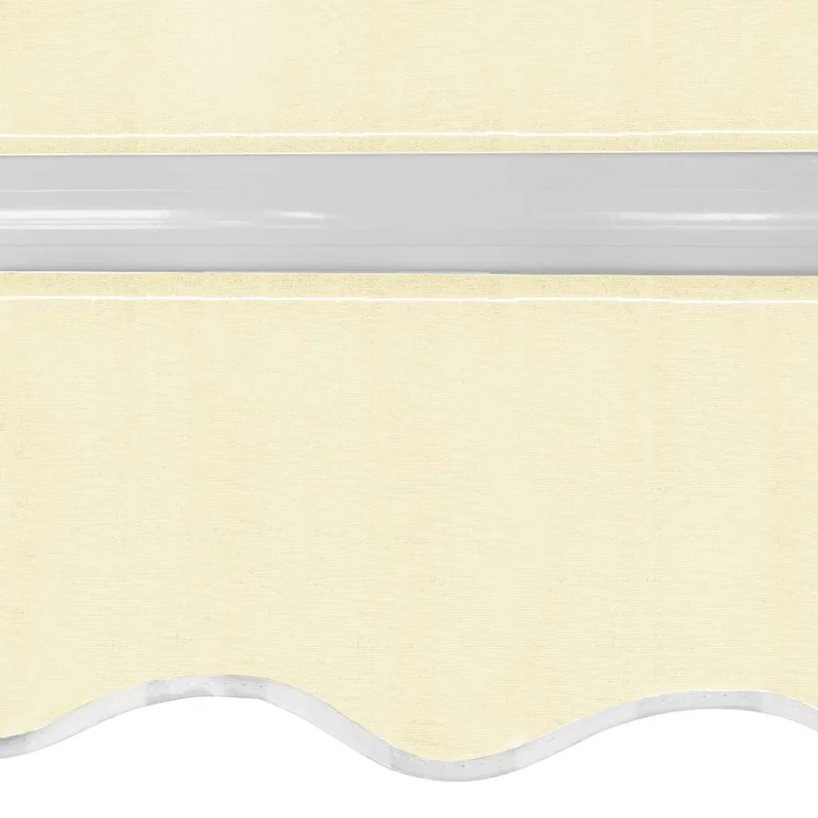 Auvent pliable manuel 400 cm Crème - 4