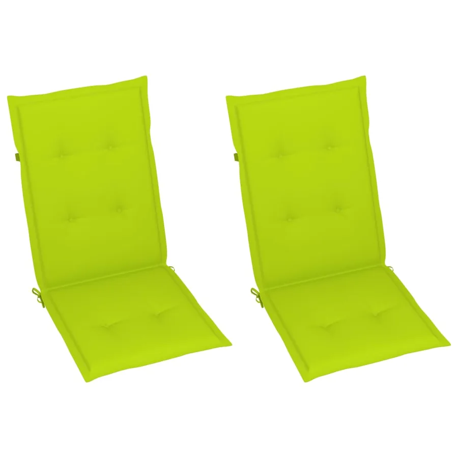 Chaise à bascule avec coussins Gris Bois d'acacia massif - 6