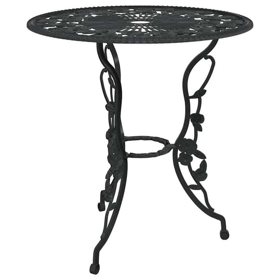 Ensemble de bistro 3 pcs Aluminium coulé Noir - 3