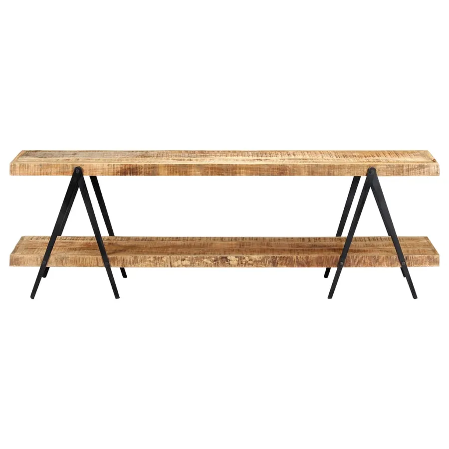 Meuble TV 160x40x50 cm Bois solide de manguier - 2