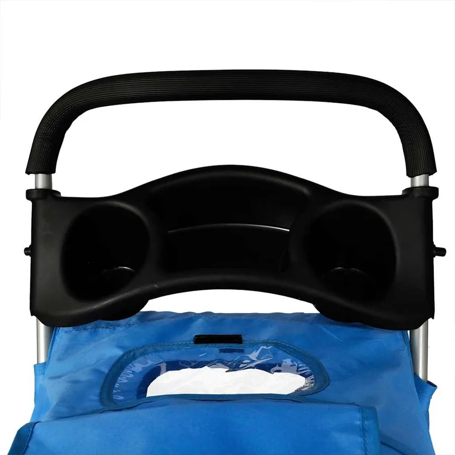 Poussette pour chiens Bleu - 4
