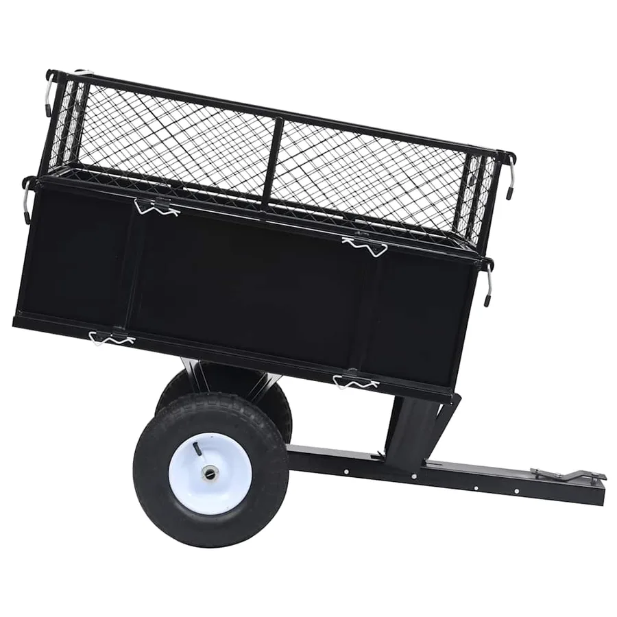 Remorque basculante pour tondeuse de pelouse Charge de 150 kg - 2
