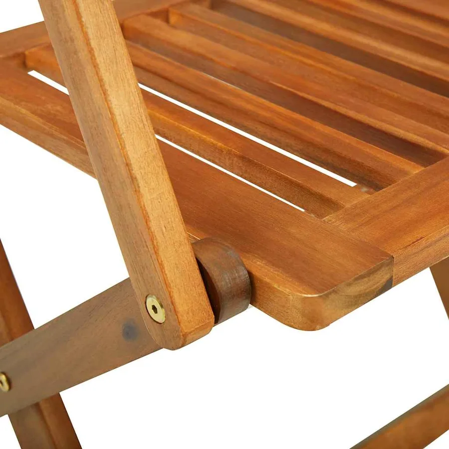 Ensemble à manger de jardin 9 pcs bois massif d'acacia - 9