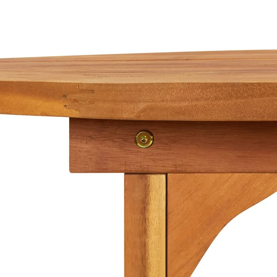 Table à dîner de jardin 180x90x75 cm Bois d'acacia solide - 5