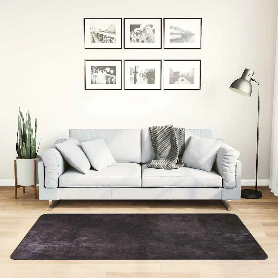 Tapis lavable 80x150 cm Anthracite