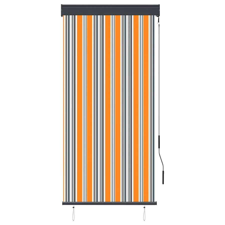 Store roulant d'extérieur 80x250 cm Jaune et bleu - 2