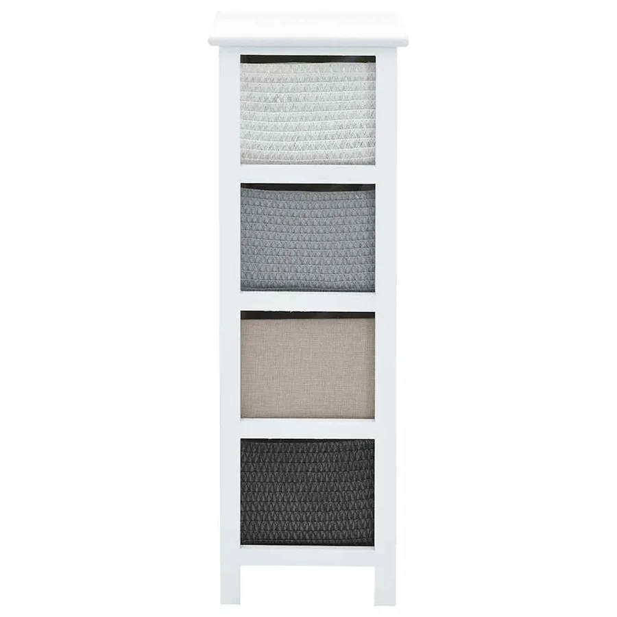 Armoire de rangement 4 tiroirs Bois - 5