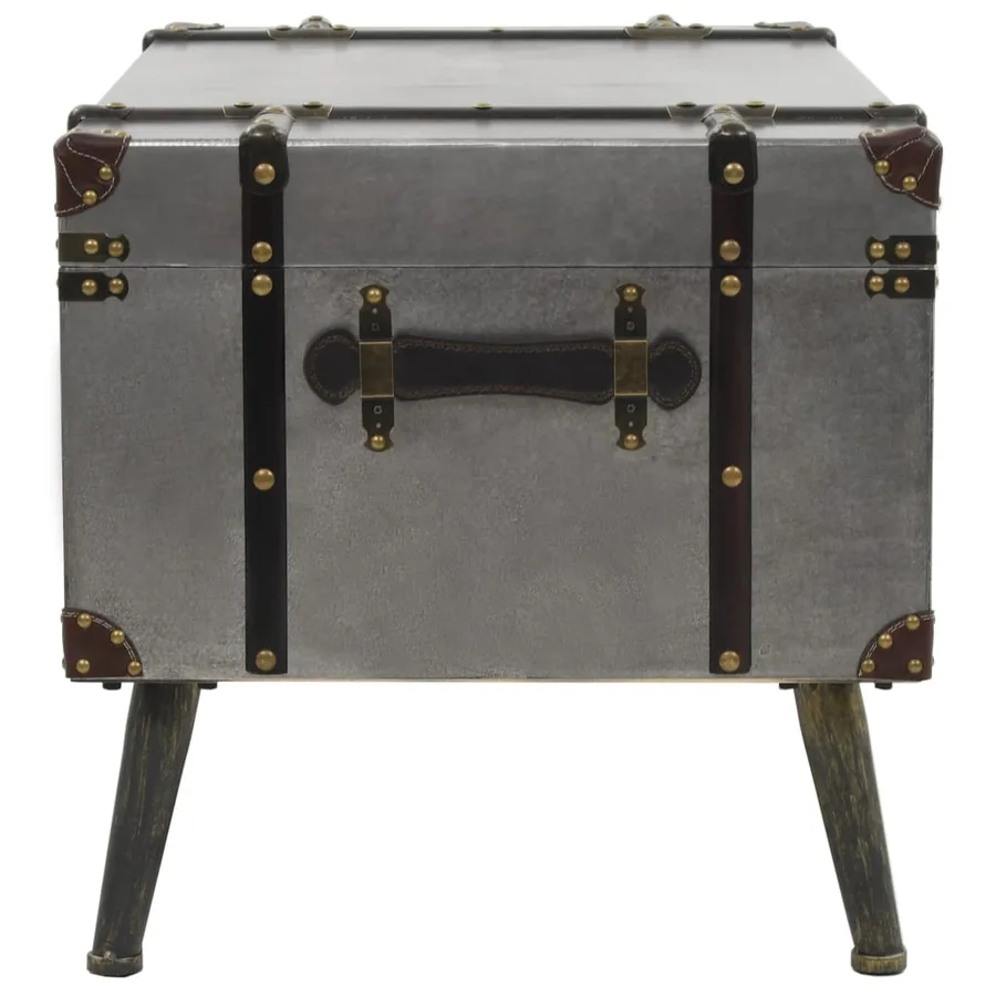 Table basse MDF et aluminium 102x51x47,5 cm - 3