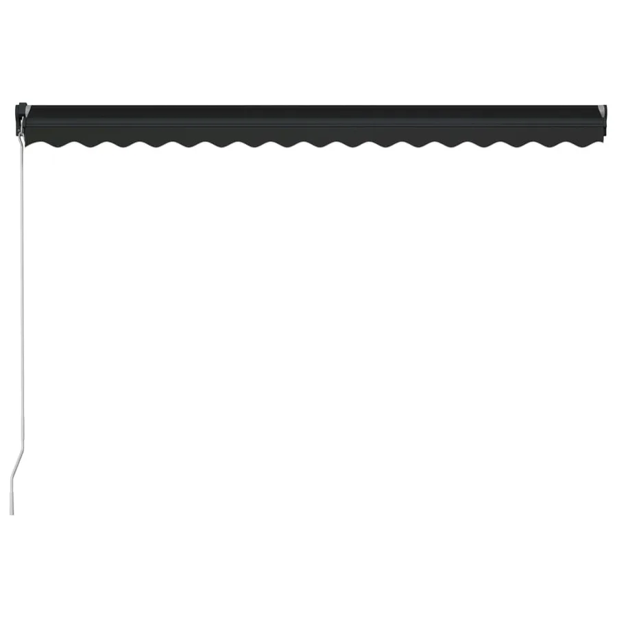 Auvent manuel rétractable 450x300 cm Anthracite - 5