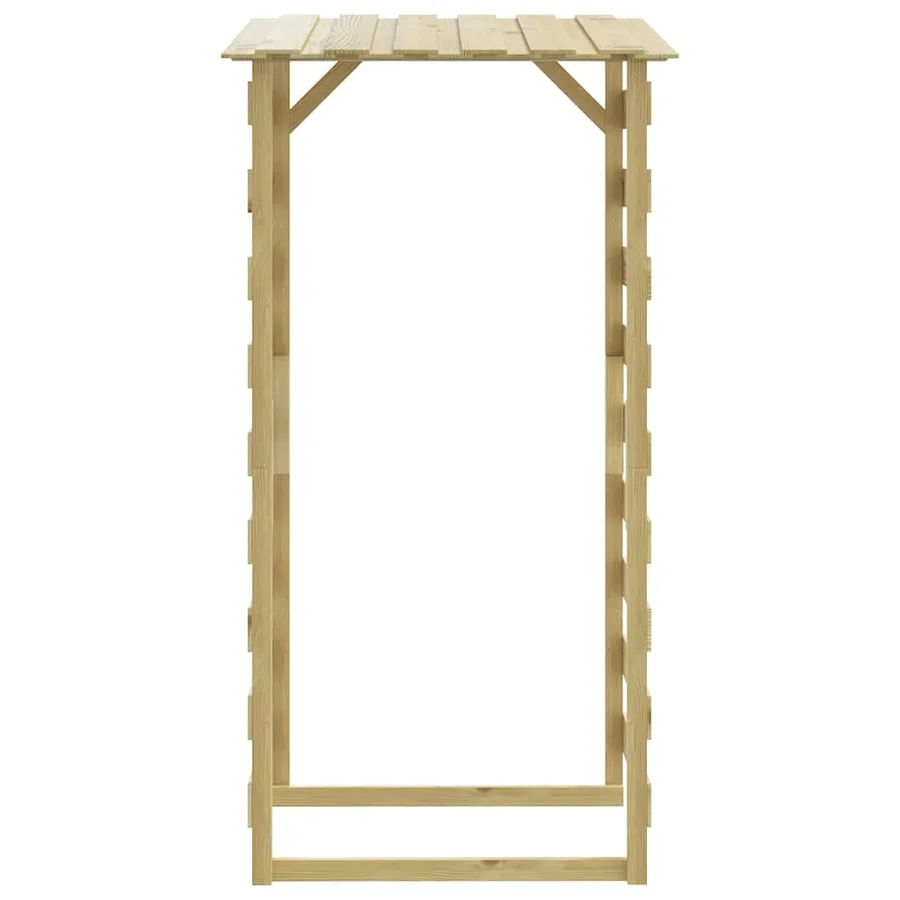 Pergolas avec toits 3 pcs 100x90x200 cm Bois de pin imprégné - 4