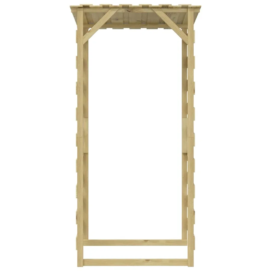 Pergolas avec toits 3 pcs 100x90x200 cm Bois de pin imprégné - 6