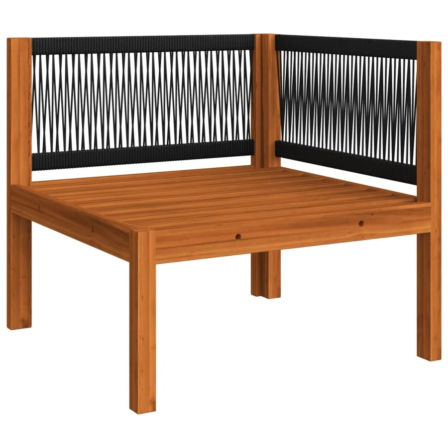 Salon de jardin 8 pièces avec coussins Crème 63 x 63 cm - 5