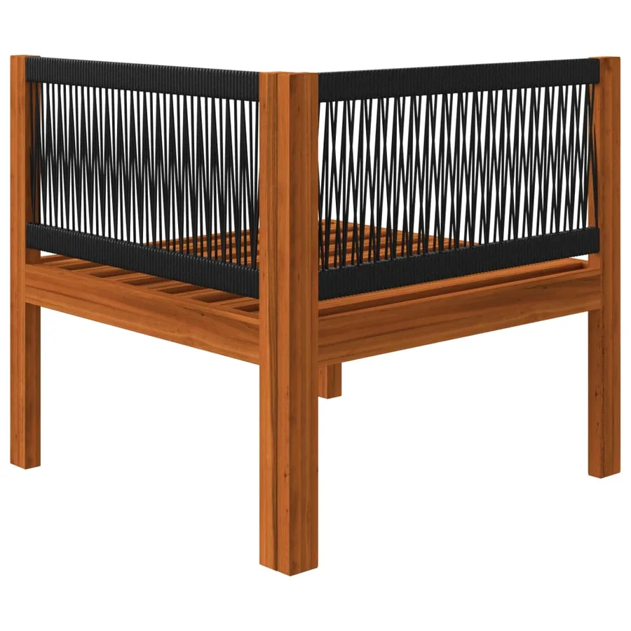 Salon de jardin 8 pièces avec coussins Crème 63 x 63 cm - 7