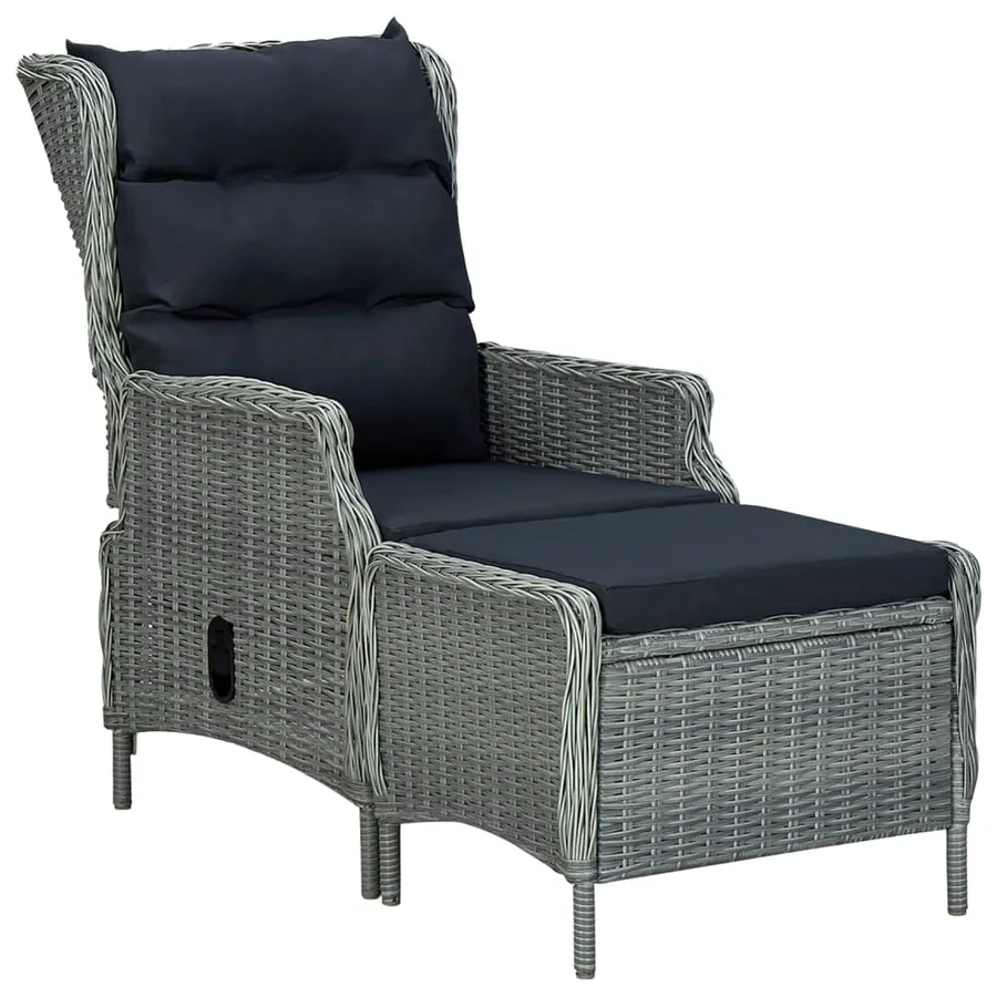 Ensemble à manger de jardin 7 pcs Gris clair - 10
