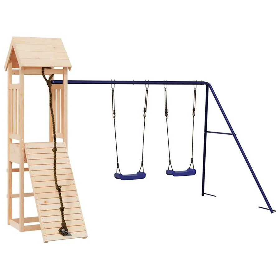 Aire de jeux d'extérieur bois de pin massif - 2