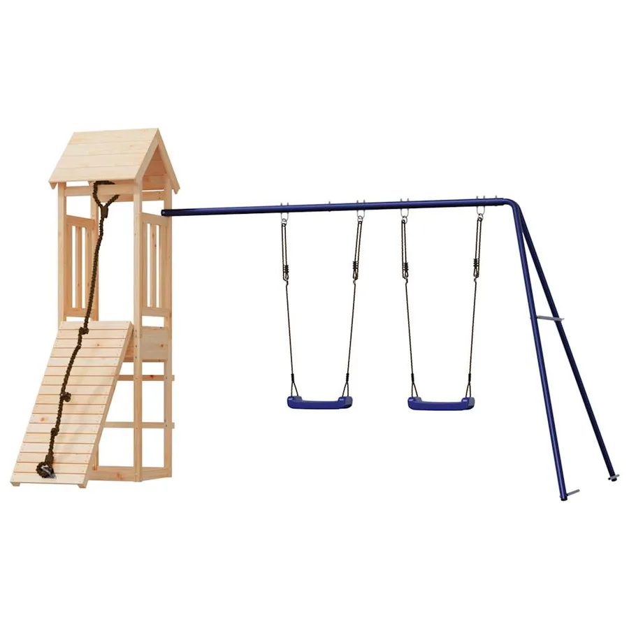 Aire de jeux d'extérieur bois de pin massif - 3