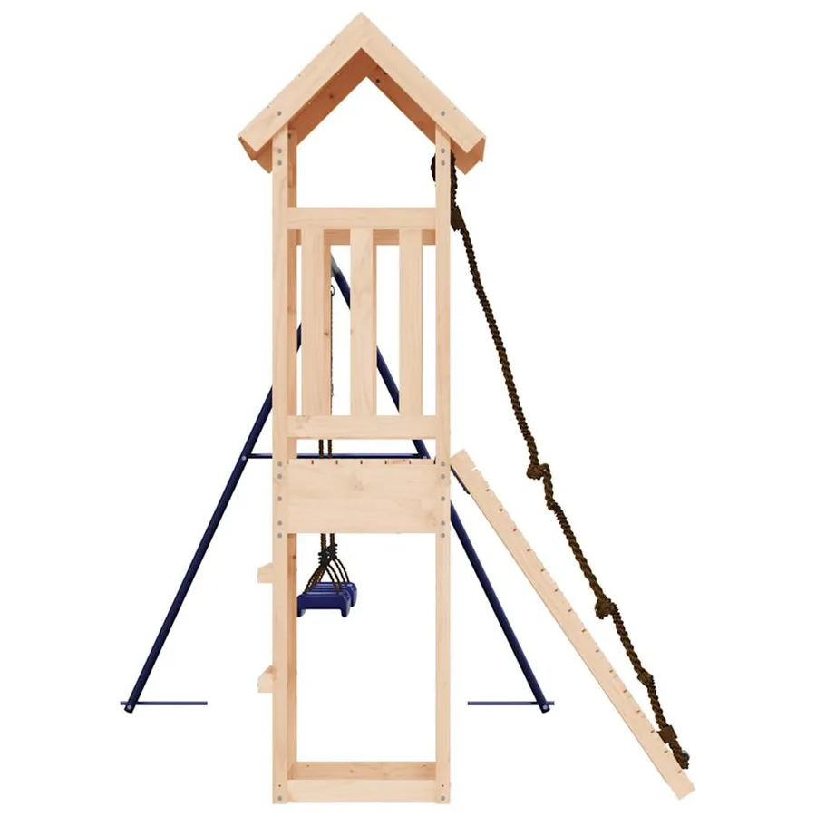 Aire de jeux d'extérieur bois de pin massif - 5