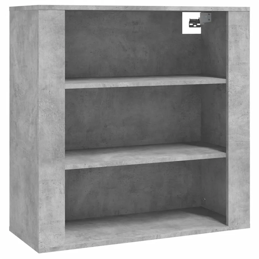 Buffet haut Gris béton Bois d'ingénierie - 8