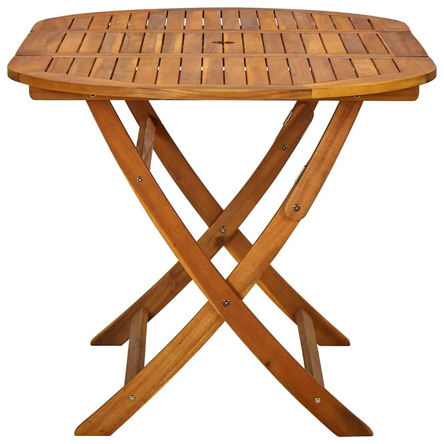 Ensemble à manger d'extérieur 7 pcs Bois d'acacia solide - 8