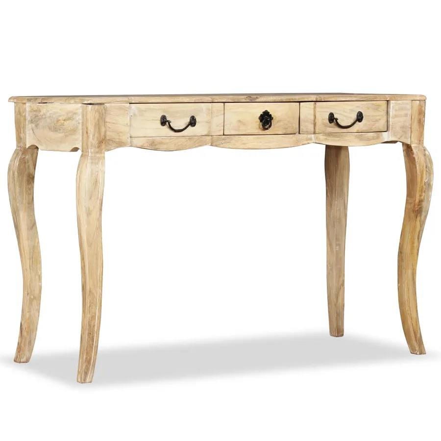 Table console Bois de manguier massif 120 x 50 x 80 cm - 3