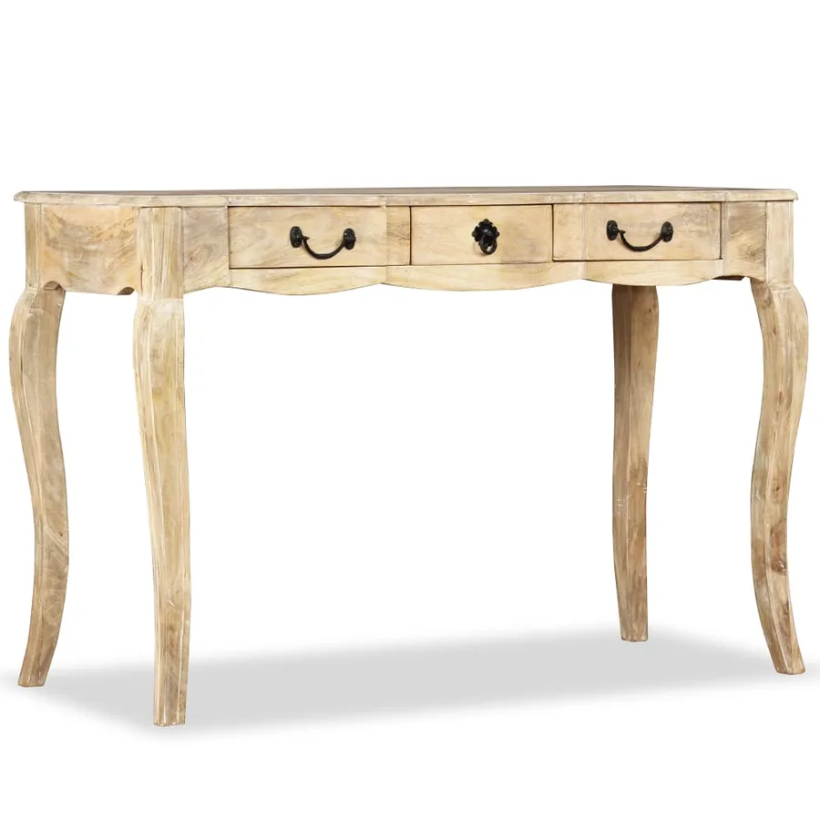 Table console Bois de manguier massif 120 x 50 x 80 cm - 5