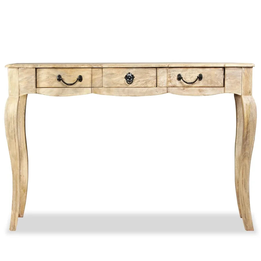 Table console Bois de manguier massif 120 x 50 x 80 cm - 7