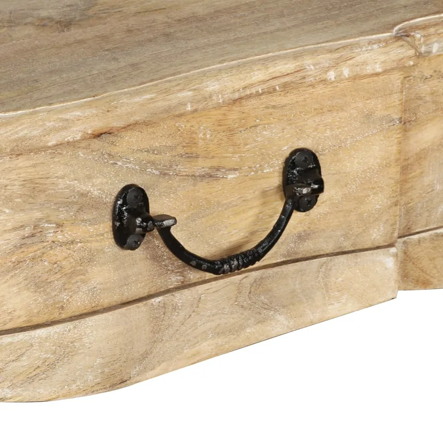 Table console Bois de manguier massif 120 x 50 x 80 cm - 9
