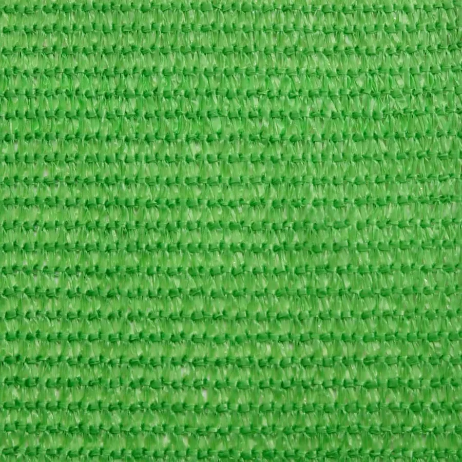 Voile d'ombrage 160 g/m² Vert clair 3,6x3,6 m PEHD - 9