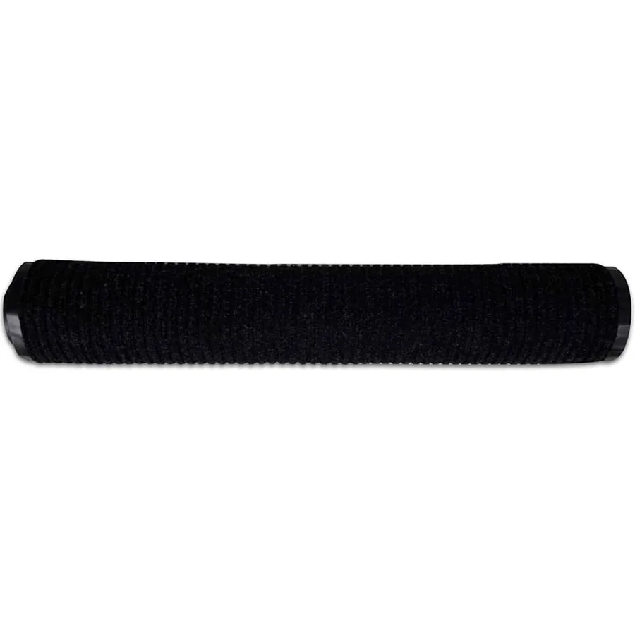 Tapis d'entrée noir 90 x 120 cm PVC - 4