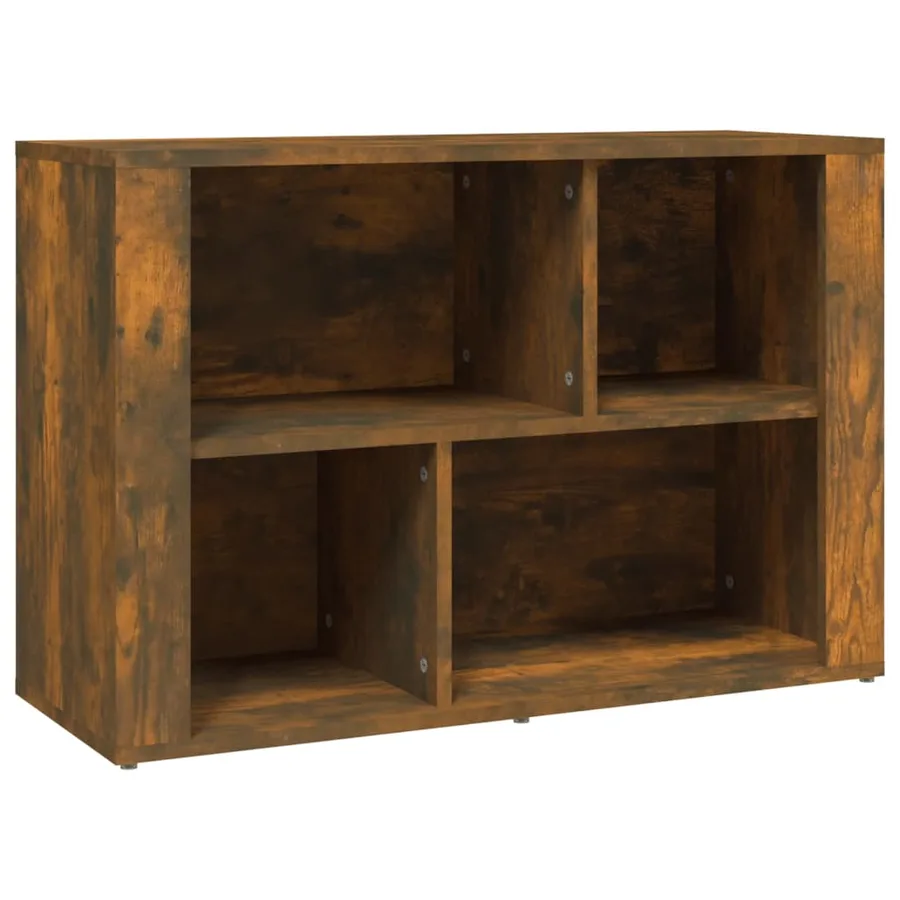 Buffet Chêne fumé 80x30x54 cm Bois d'ingénierie - 2