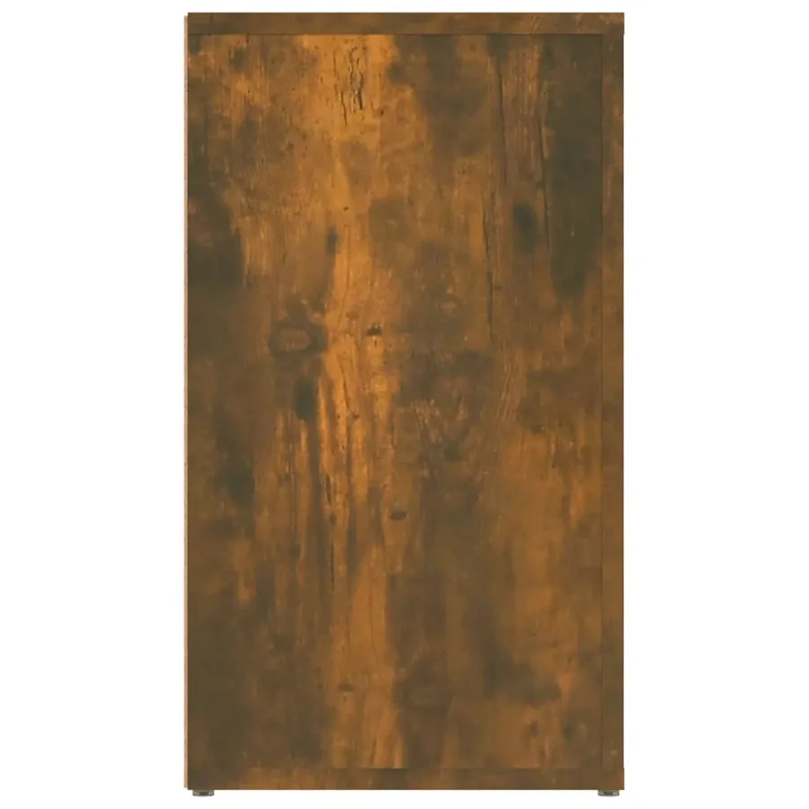 Buffet Chêne fumé 80x30x54 cm Bois d'ingénierie - 6