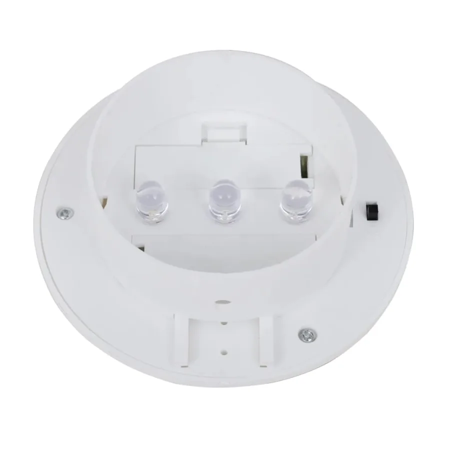 Lampes solaire à LED d'extérieur pour clôture 12 pcs Blanc - 8