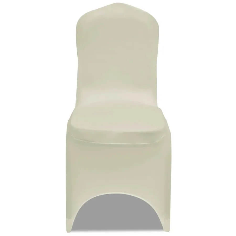 Housse de chaise extensible 100 pcs Couleur crème - 2