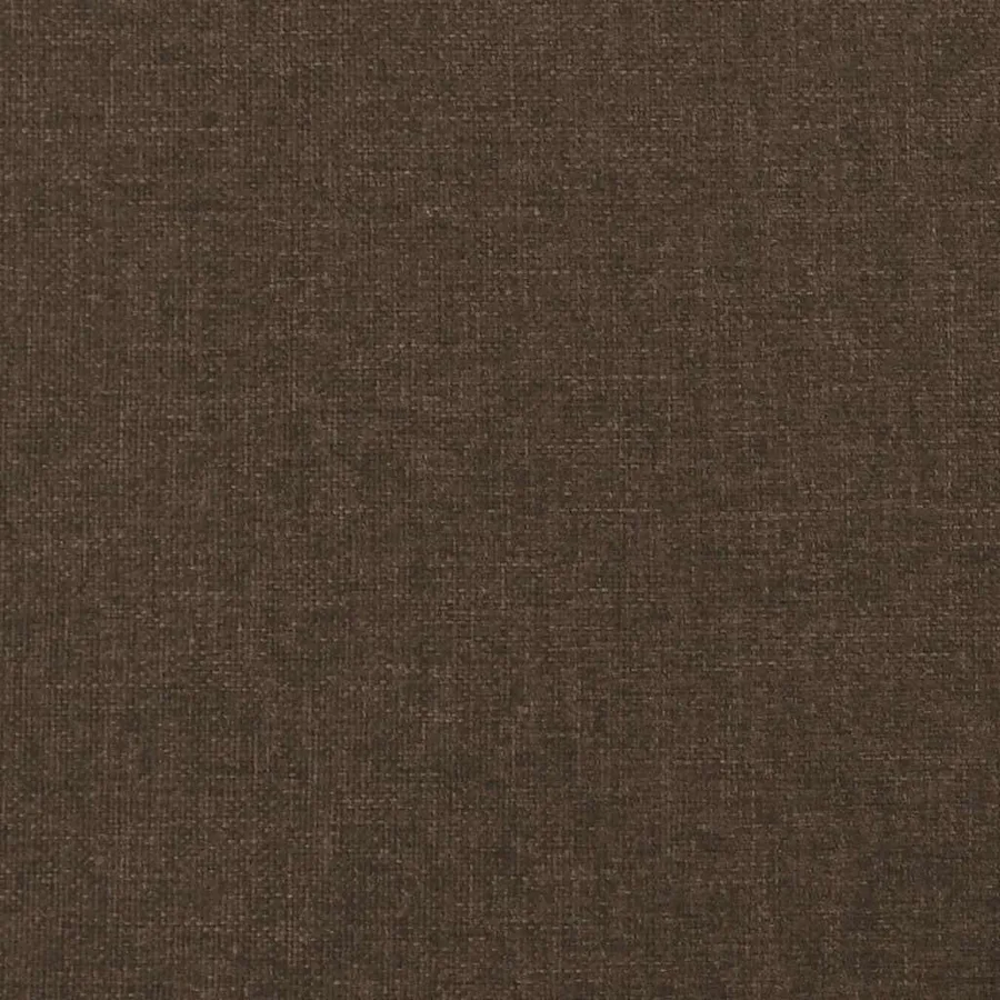 Cadre de lit sans matelas marron foncé 90x190 cm tissu - 8