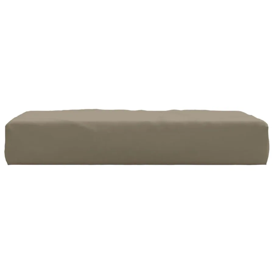 Coussin de palette taupe 60x60x6 cm tissu oxford - 4