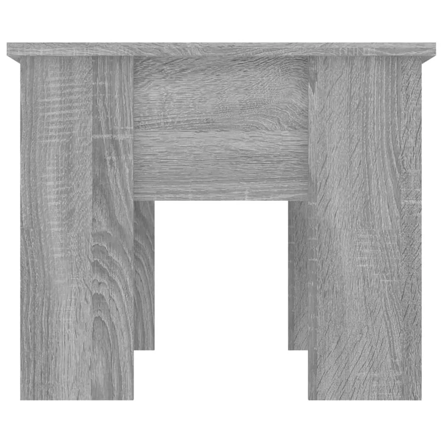 Table basse Sonoma gris 79x49x41 cm Bois d'ingénierie - 4