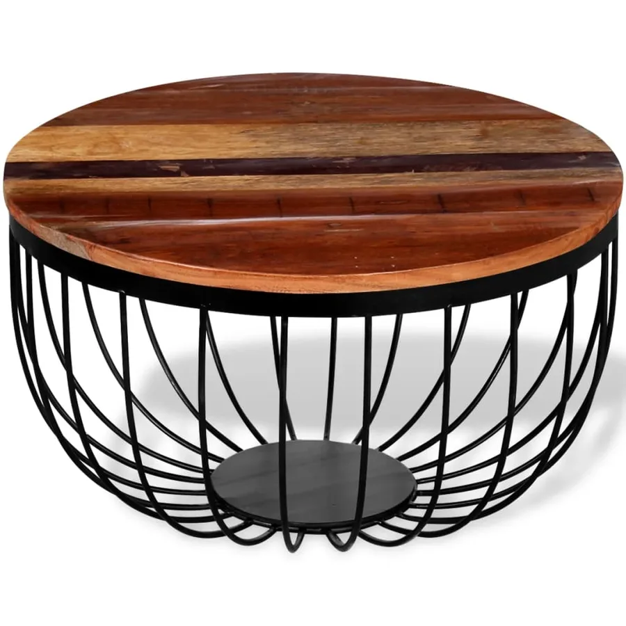 Table basse Bois de récupération massif - 3
